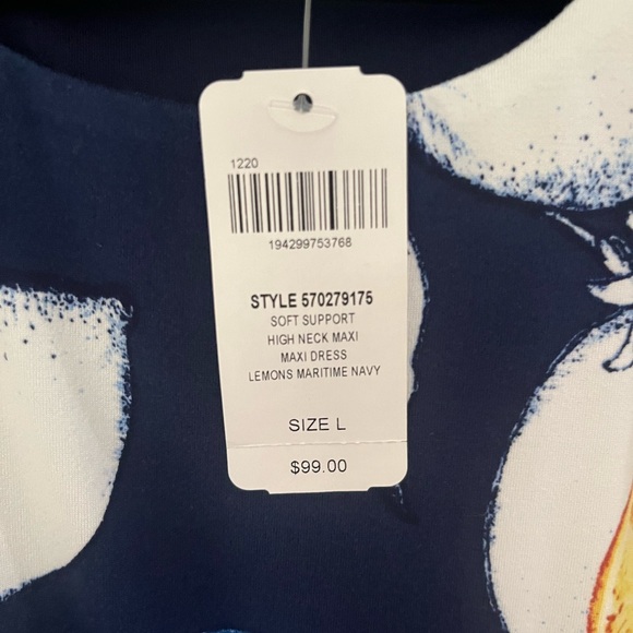 Soma Hi-neck Maxi dress size Large - Picture 6 of 9